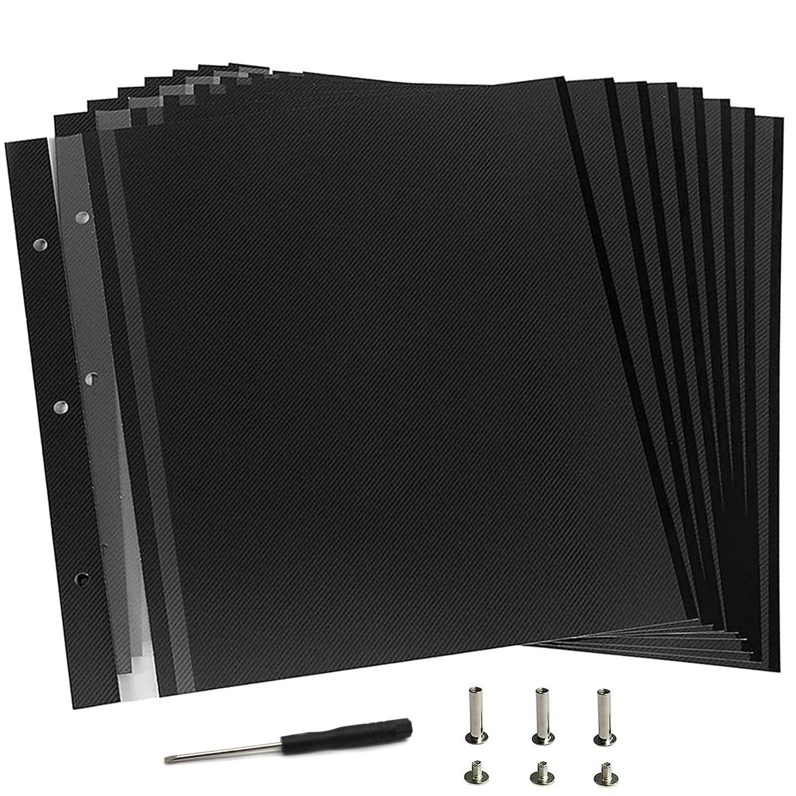 Amazon.co.jp: AIOR 黒台紙 フリーアルバム替台紙 10枚入れ スペア